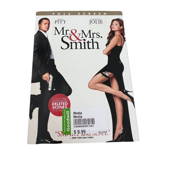 Mr. and Mrs. Smith (DVD, 2005, Full Screen) - Picture 1 of 4